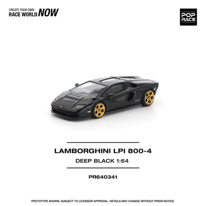 PR640341 LAMBORGHINI COUNTACH LPI 800-4 DEEP BLACK