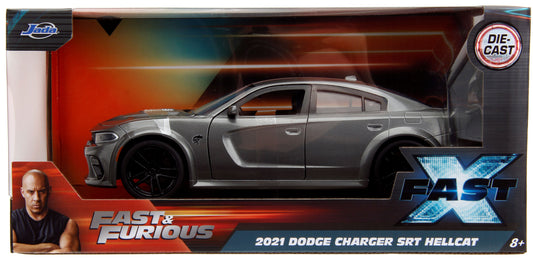 Grey 2021 Dodge Charger SRT Hellcat F10 - Fast & Furious