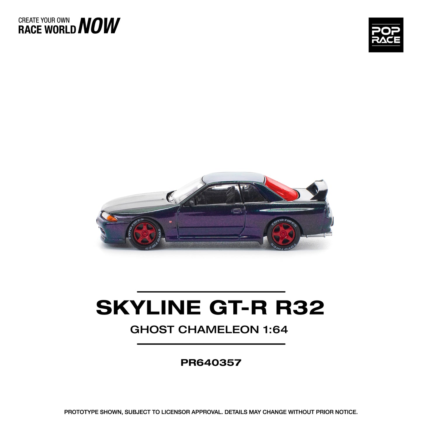 PR640357 SKYLINE GT-R R32 GHOST CHAMELEON