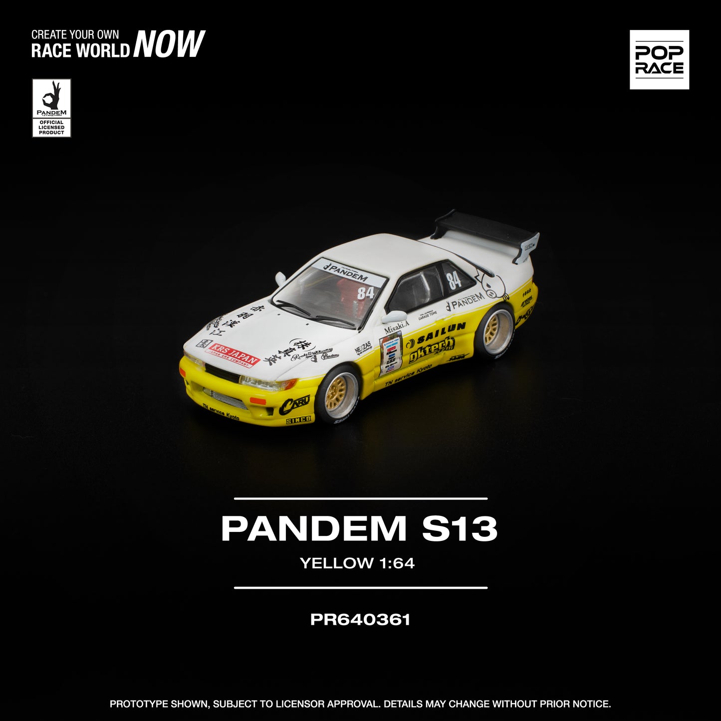 PR640361 PANDEM SILVIA S13 2020 D1 LIGHTS YELLOW/WHITE
