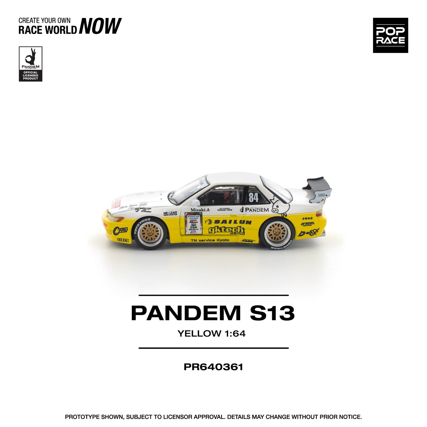 PR640361 PANDEM SILVIA S13 2020 D1 LIGHTS YELLOW/WHITE