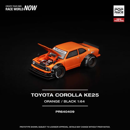 PR640409 TOYOTA COROLLA KE25 ORANGE
