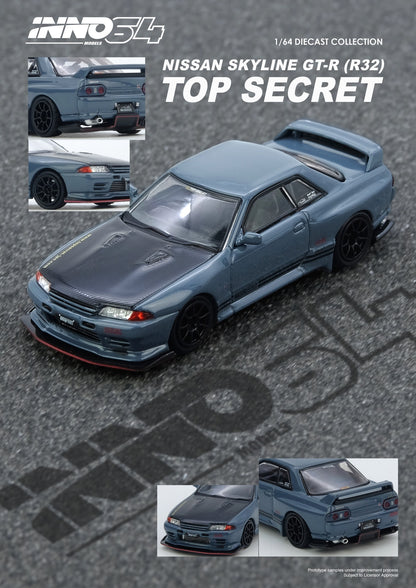 IN64-R32TS-STGR – TOP SECRET R32 GT-R Stealth Grey - Inno64