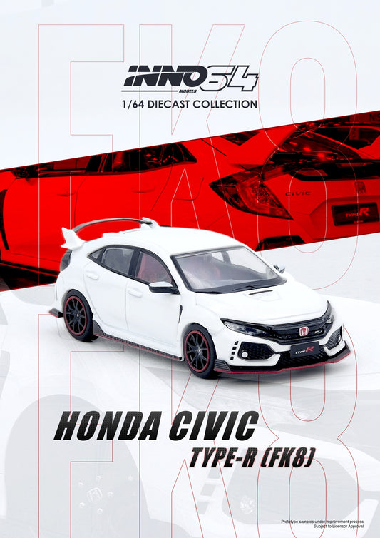 IN64-FK8-WHI – HONDA CIVIC TYPR-R (FK8) White