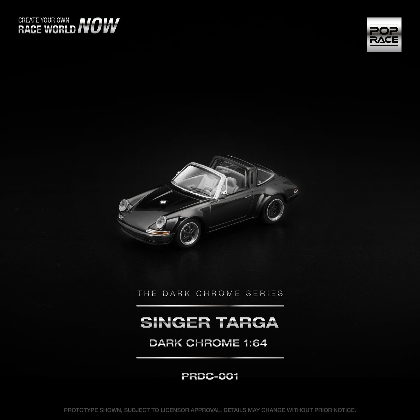 PRDC001 SINGER TARGA DARK CHROME