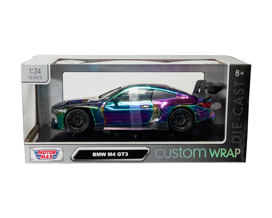 Chrome BMW M4 GT3 - MotorMax 1:24