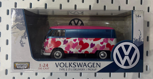 Delivery Van Love 1962 Volkswagen T1 Type2 - MotorMax 1:24