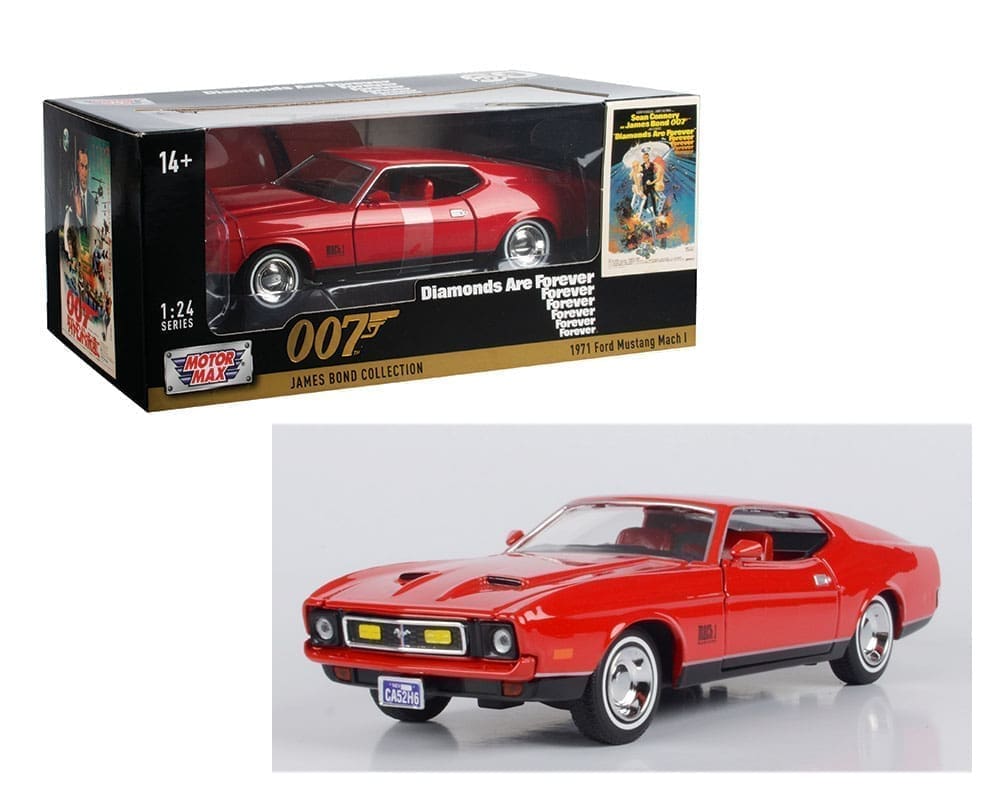 James Bond Collection 1971 Ford Mustang Mach I - MotorMax 1:24