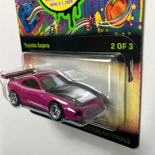 Pink Toyota Supra 24th Hot Wheels Nationals Convention 2 of 3