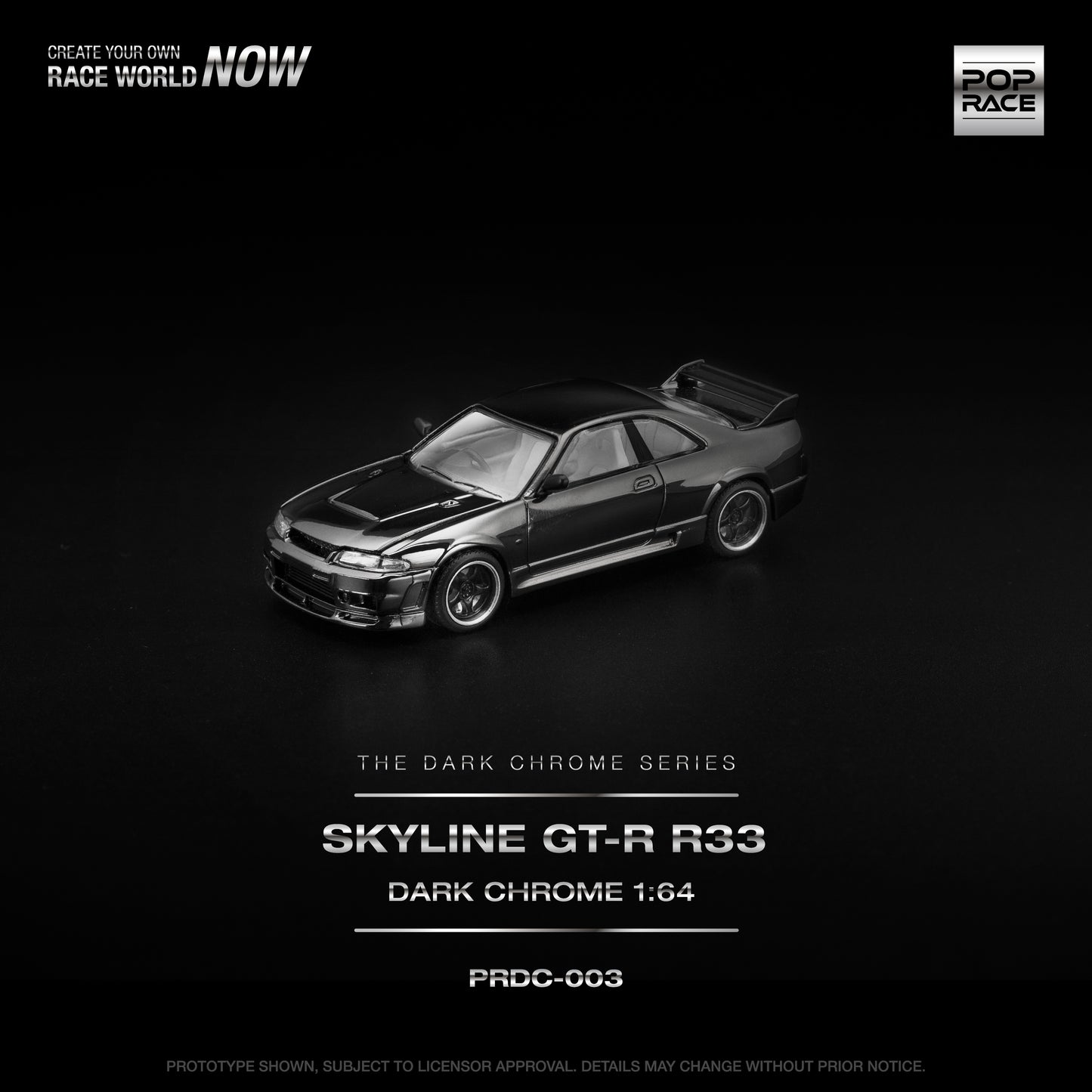PRDC003 R33 GT-R DARK CHROME