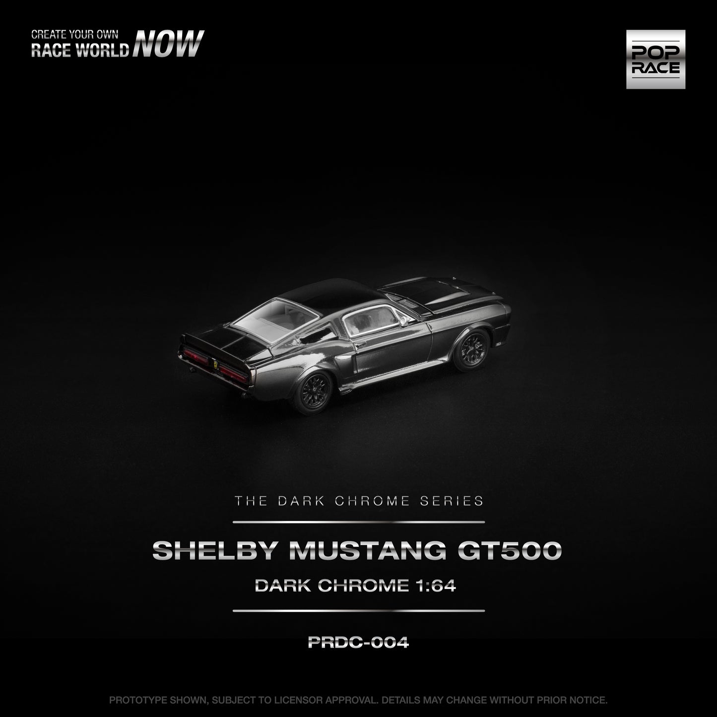 PRDC004 SHELBY MUSTANG GT500 DARK CHROME