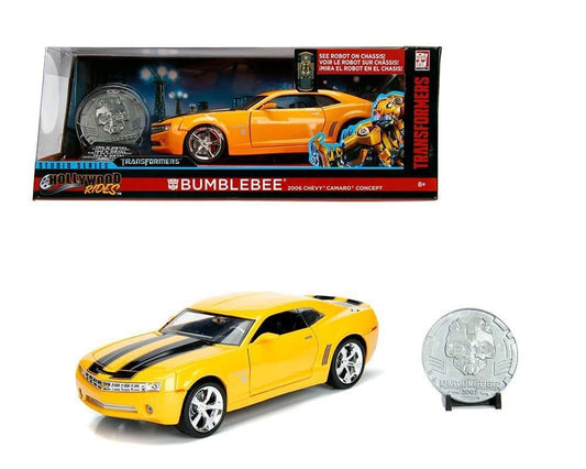 Transformer 2006 Camaro Bumble Bee w/ Coin – Hollywood Rides - Jada - 1:24