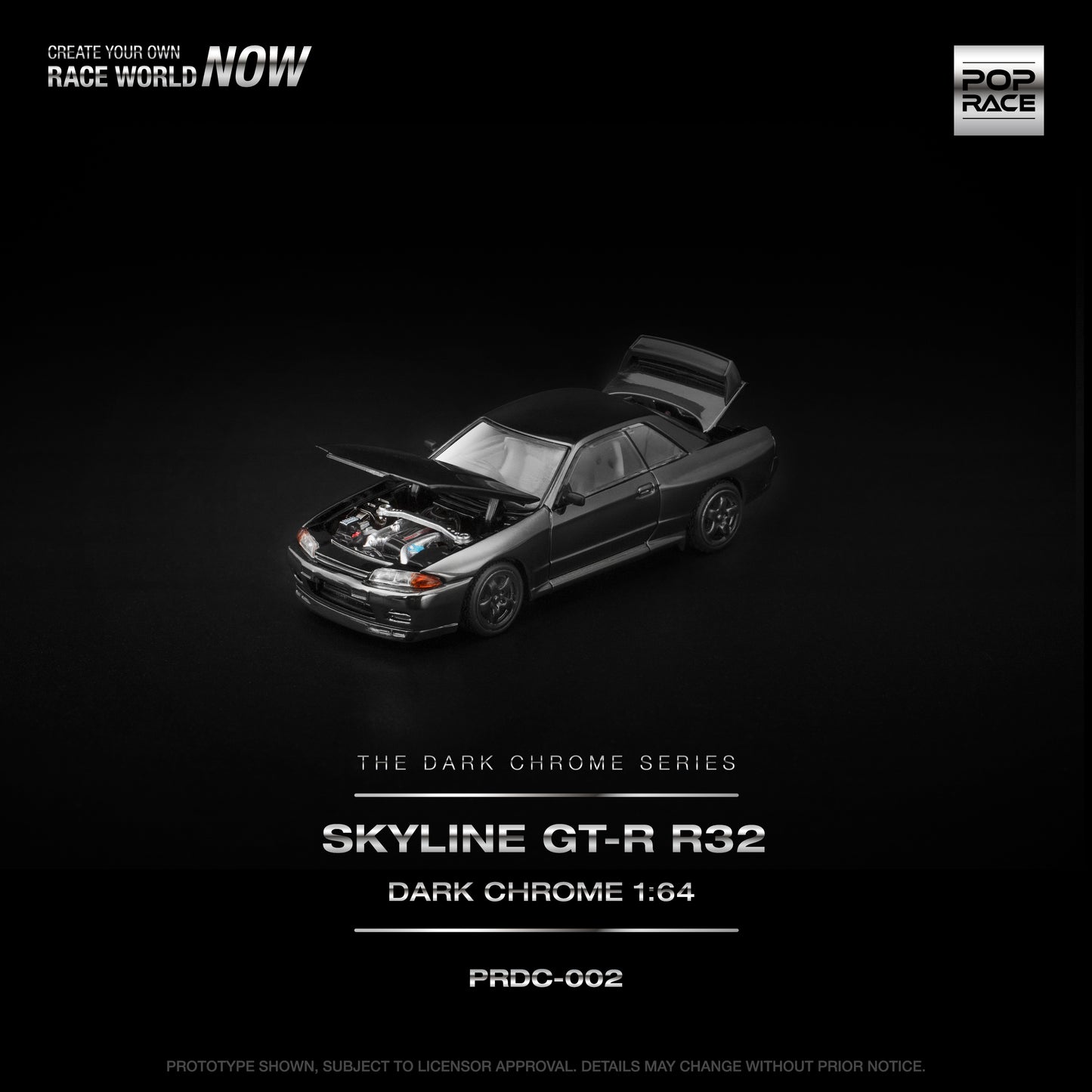 PRDC002 R32 GT-R DARK CHROME