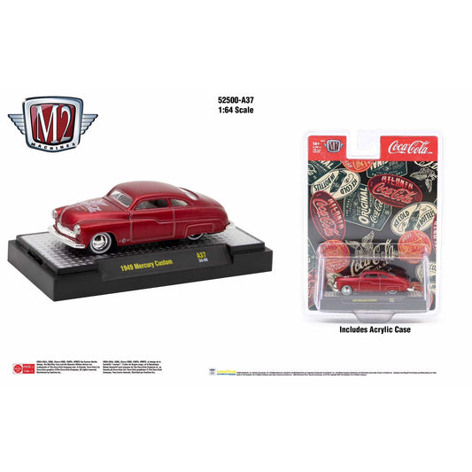 Red Coca Cola Atlanta 1949 Mercury Custom A37