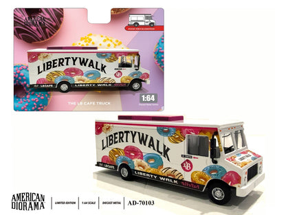 AD-70201 AMERICAN DIORAMA : 1/64 Food Truck series – The Black Truck