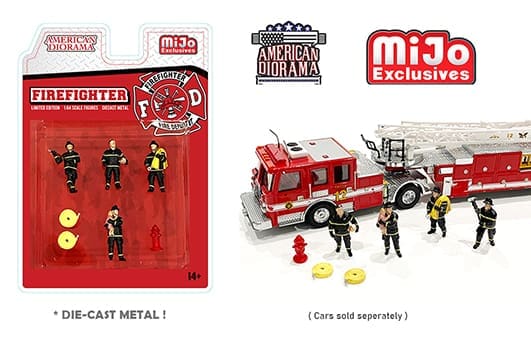 AD-76468 Firefighter - American Diorama 1:64