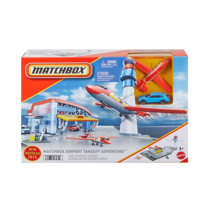 JBW37 Matchbox Airport Takeoff Adventure Playset
