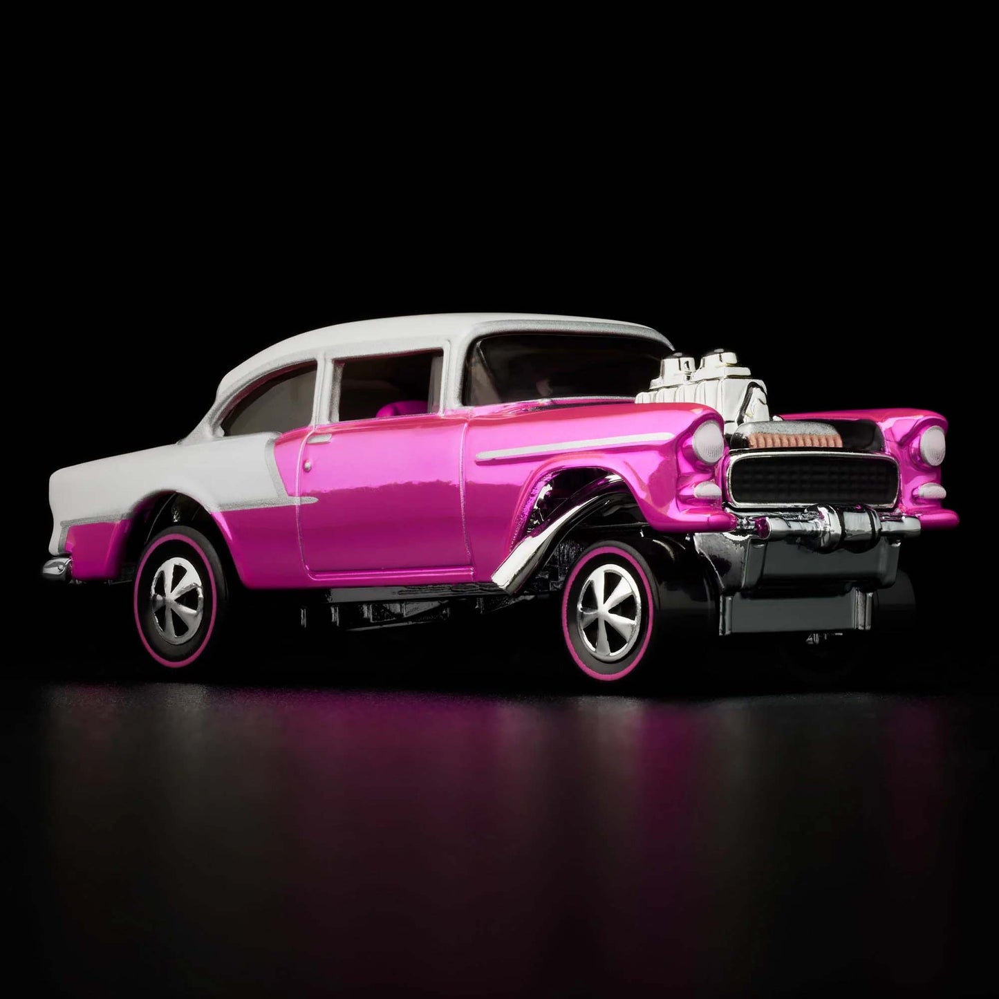 Pink 55 Chevy Bel Air Gasser RLC
