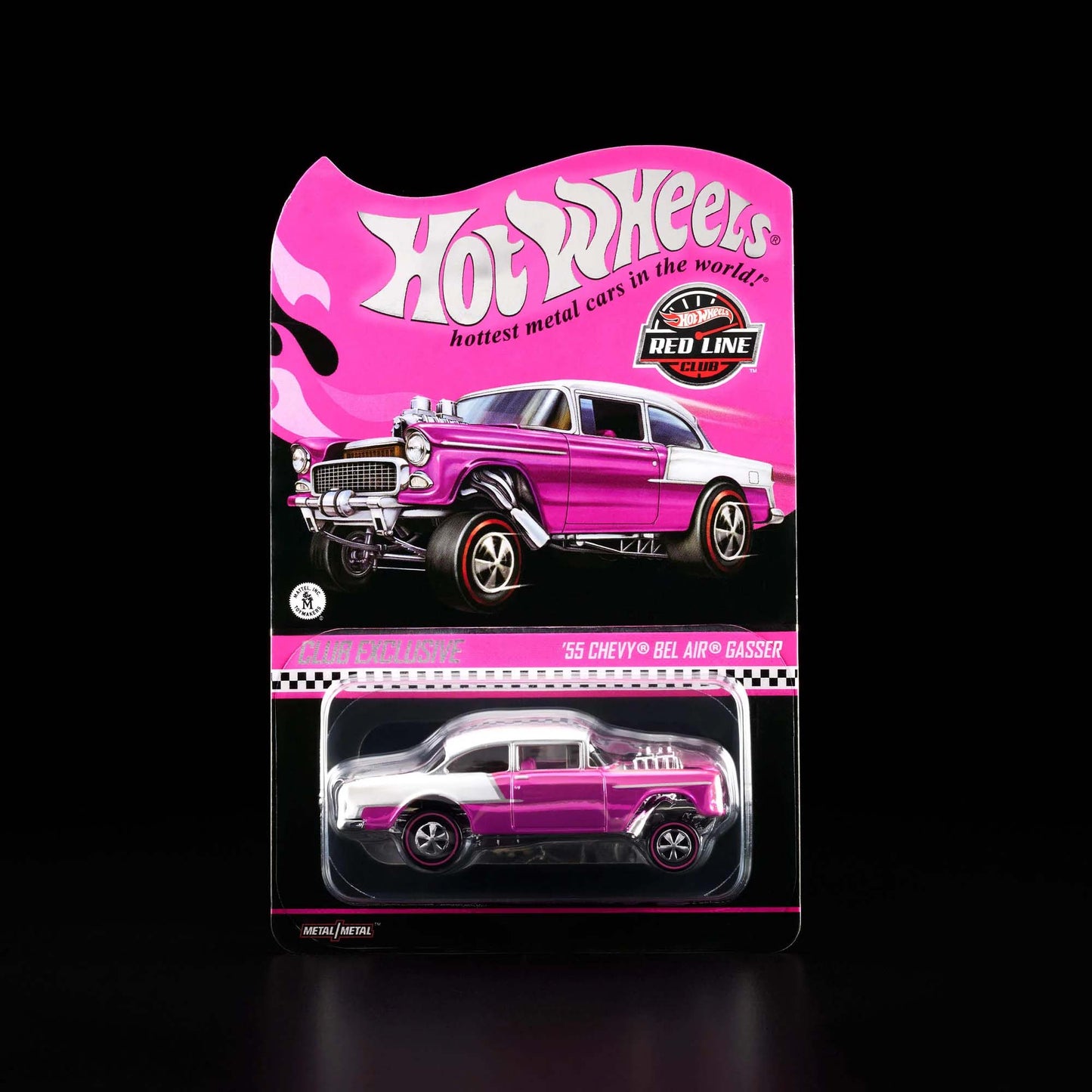 Pink 55 Chevy Bel Air Gasser RLC