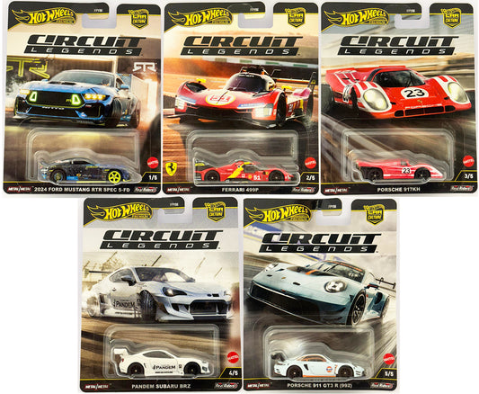 Circuit Legends Set of 5 cars