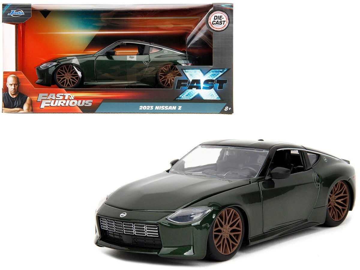 Dark Green Metallic 2023 Nissan Z F10 - Fast & Furious - Jada 1:24