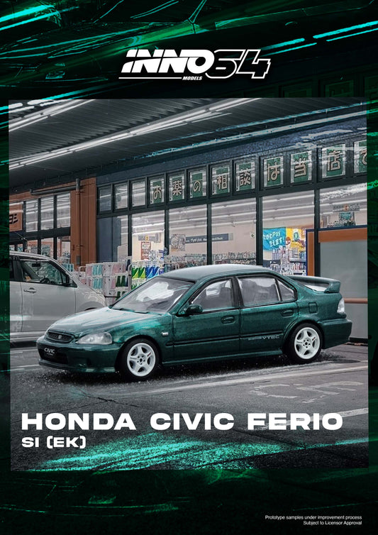IN64-EKS-GREEN HONDA CIVIC Ferio Si (EK) Green