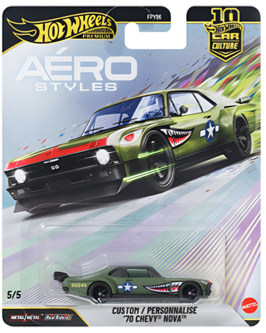JKF37 CUSTOM PERSONNALISE 70 CHEVY NOVA - AeroStyle - Car Culture FPY86 -961U