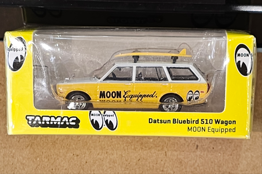 Tarmac Datsun Bluebird 510 Wagon Mooneyes Surfboard