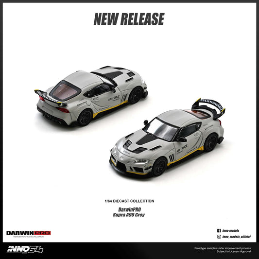 IN64-A90DP-MGRAY TOYOTA SUPRA A90 "DarwinPRO" Matt Grey