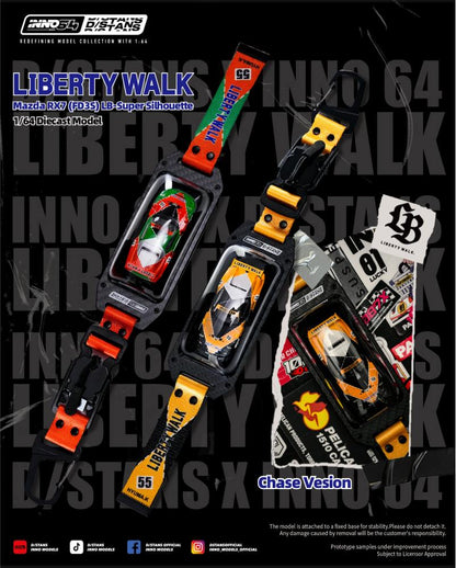 IN64-DSTANDS-LB-FD3S INNO X DSTANDS LB-SUPER SILHOUETTE FD3S (With Chase Car)