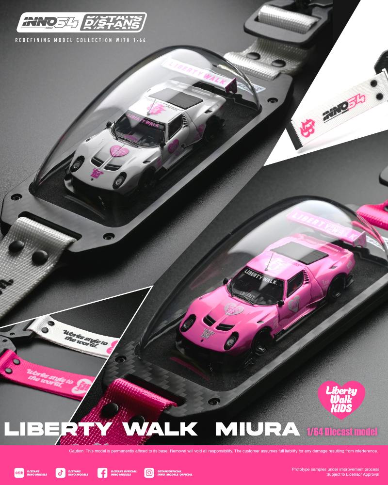 IN64-DSTANS-LB-MIURA-01 LB-Silhouette WORKS Miura GT (With Chase Car)