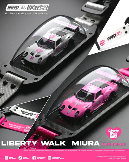 IN64-DSTANS-LB-MIURA-01 LB-Silhouette WORKS Miura GT (With Chase Car)