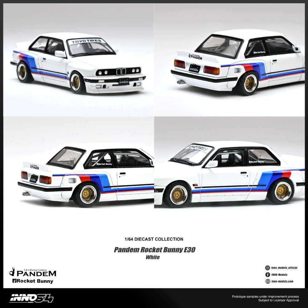 IN64-E30P-WHI PANDEM ROCKET BUNNY E30 White
