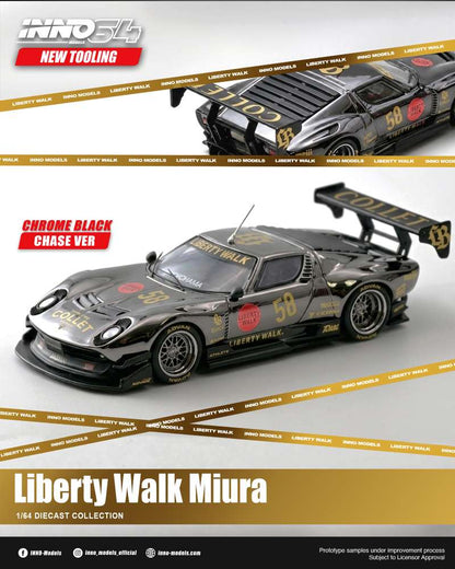 IN64-LBMIURA-01 LB-Silhouette WORKS Miura GT With Chase Car