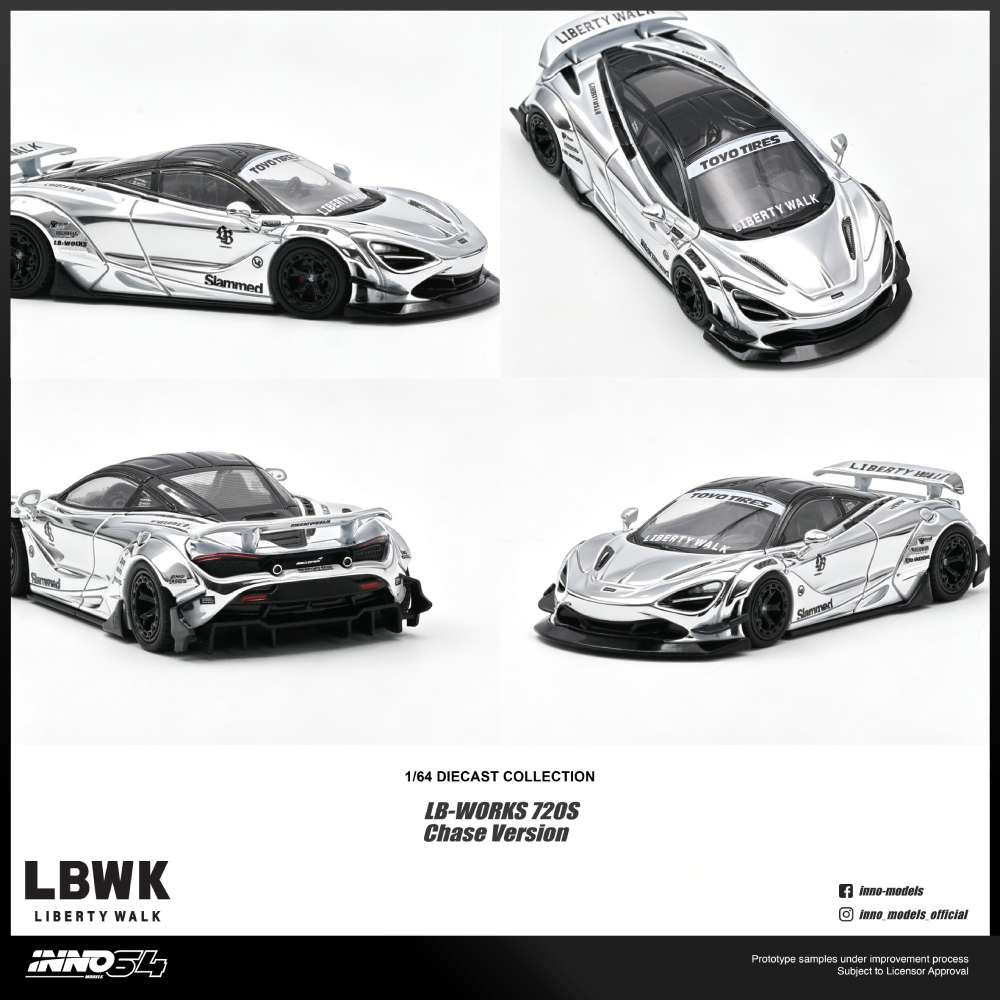 IN64-LBWK720S-01 LIBERTY WALK 720S Chase Car 1/6