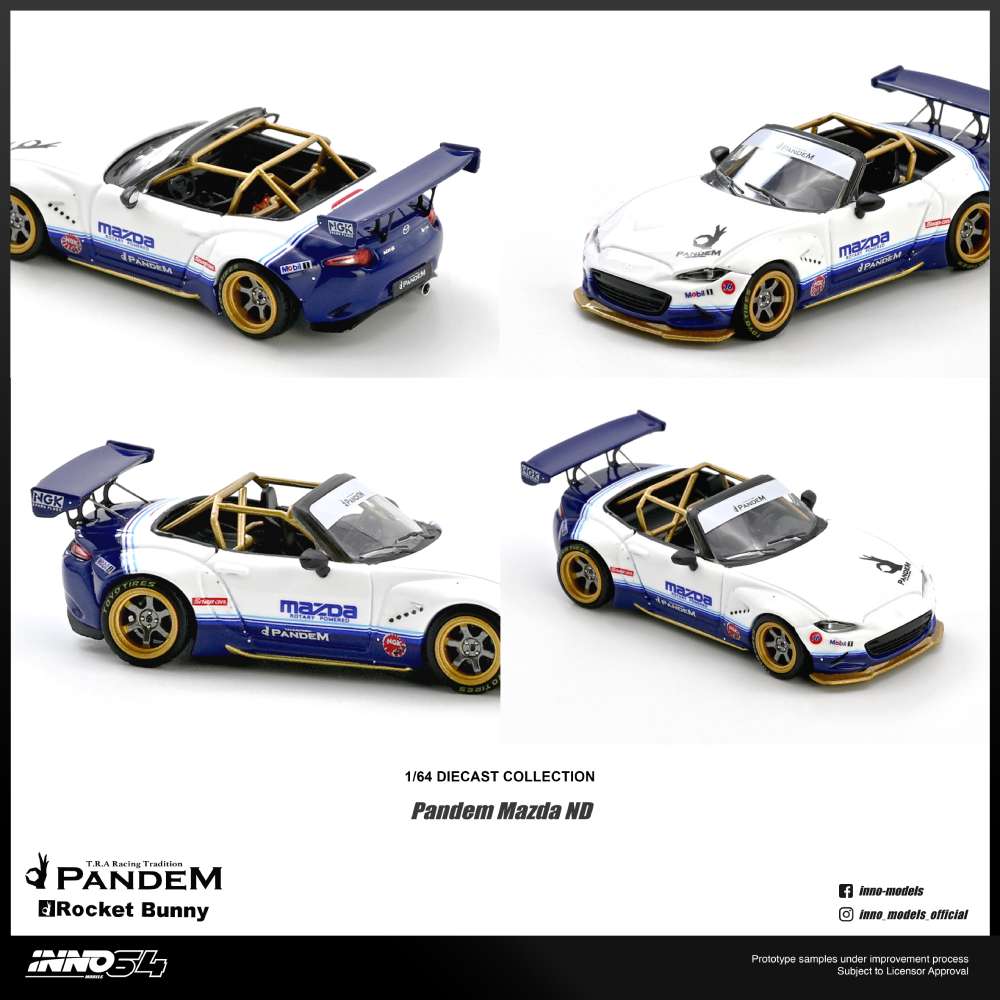 IN64-MX5P-ND-01 Mazda MX-5 (ND) Miata "PANDEM ROCKET BUNNY" V1.0