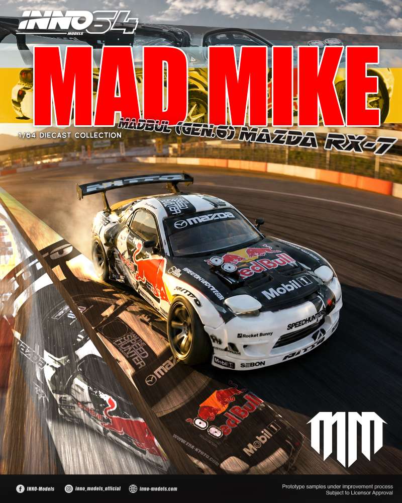 IN64-RX7MM-02 MAZDA RX-7 MAD MIKE "MADBUL Gen6"