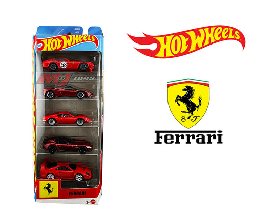 JLN12 Hot Wheels 2026 Ferrari 5 pack