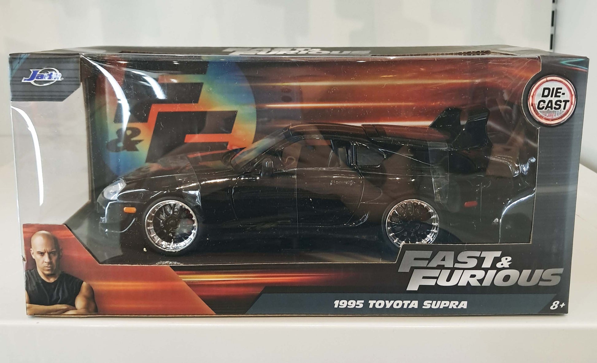 1995 Toyota Supra noire Fast & Furious - Jada Toys 1995 Toyota Supra noire Fast & Furious - Jada Toys