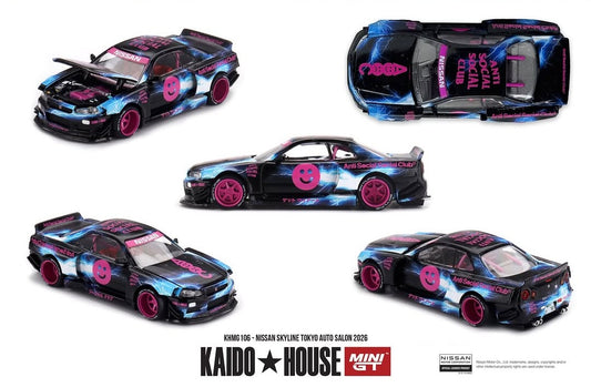 KHMG106 Nissan Skyline GTR R34 Kaido Works x ASSC V1