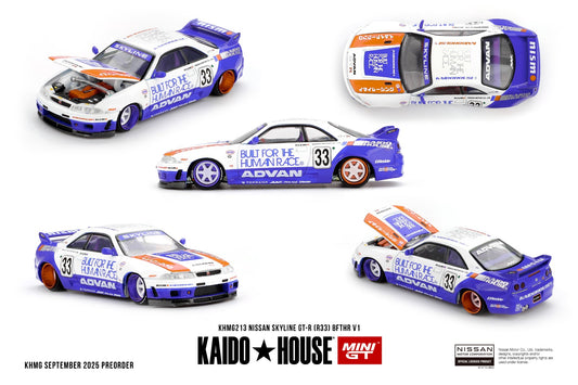 KHMG213 Nissan Skyline GT-R (R33) BFTHR V1 - Kaido House 1:64