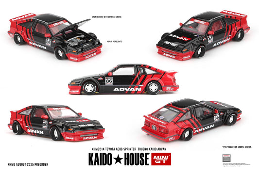 KHMG214 Toyota AE86 Sprinter Trueno Kaido ADVAN