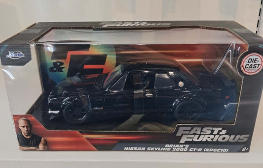 Brian's Black Nissan Skyline 2000 GT-R (KPGC10) - Fast & Furious