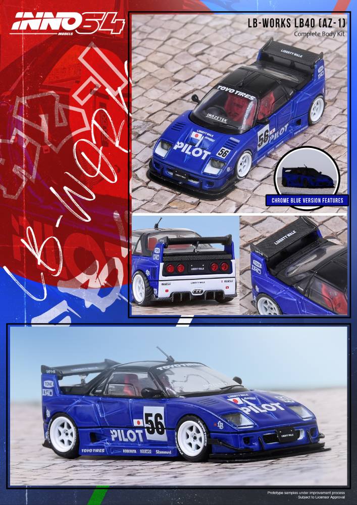 IN64-LBWK-AZ1-01  MAZDA AZ-1 LIBERTY WALK LB40 "PILOT"