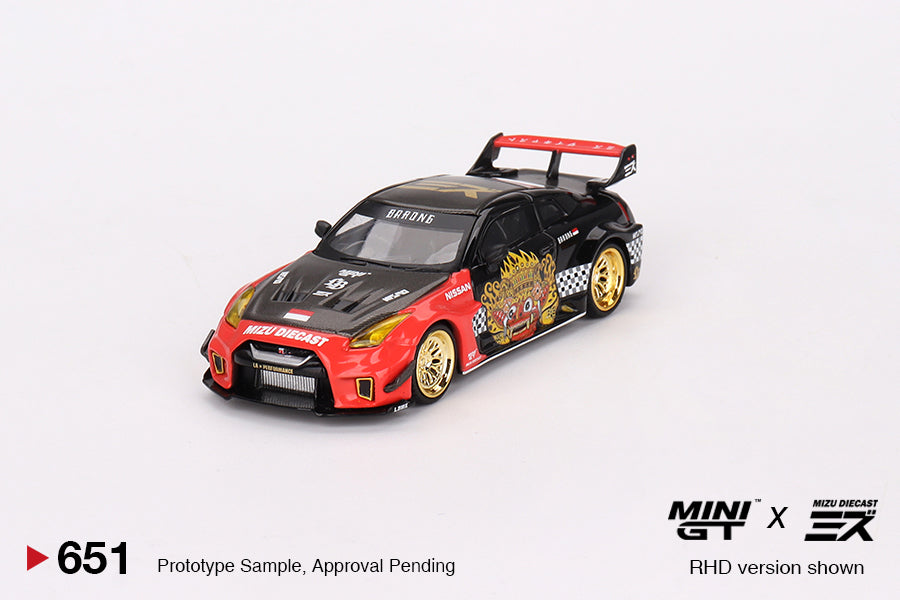 MGT00651 “BARONG” LB-Silhouette WORKS GT NISSAN 35GT-RR Ver.1  MINI GT x MIZU Diecast