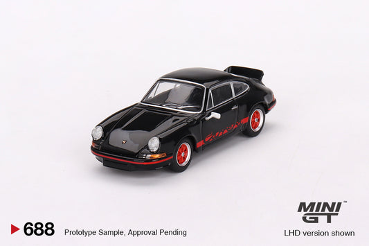 MGT00688 Black with Red Livery Porsche 911 Carrera RS 2.7