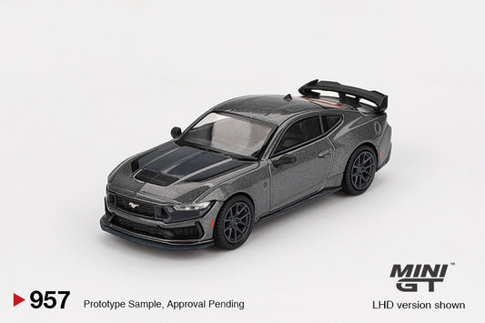 MGT00957 BX-R Ford Mustang Dark Horse  2024 Carbonized Gray - MiniGT 1:64
