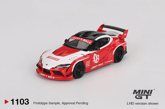 MGT01103 LB★WORKS Toyota GR Supra Red/White