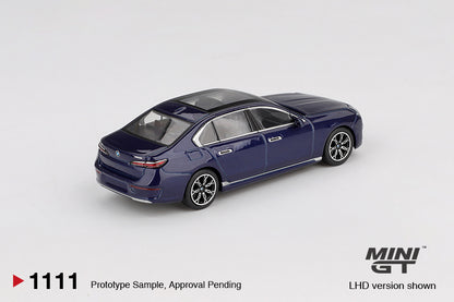 MGT01111-R BMW i7 xDrive60 Tanzanite Blue Metallic