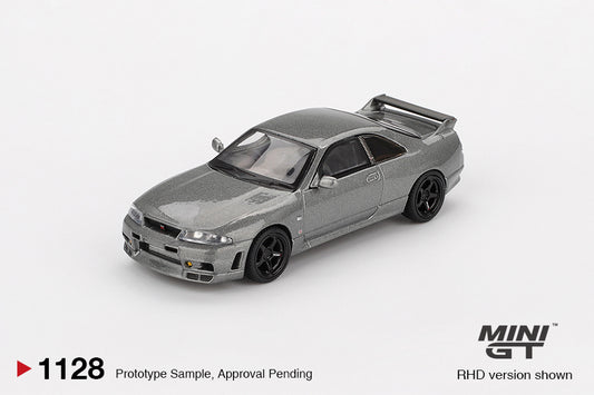 MGT01128-R NISSAN Skyline GT-R Dark Metal Gray (NISMO BCNR33 CRS Version)  (Box) - MiniGT 1:64